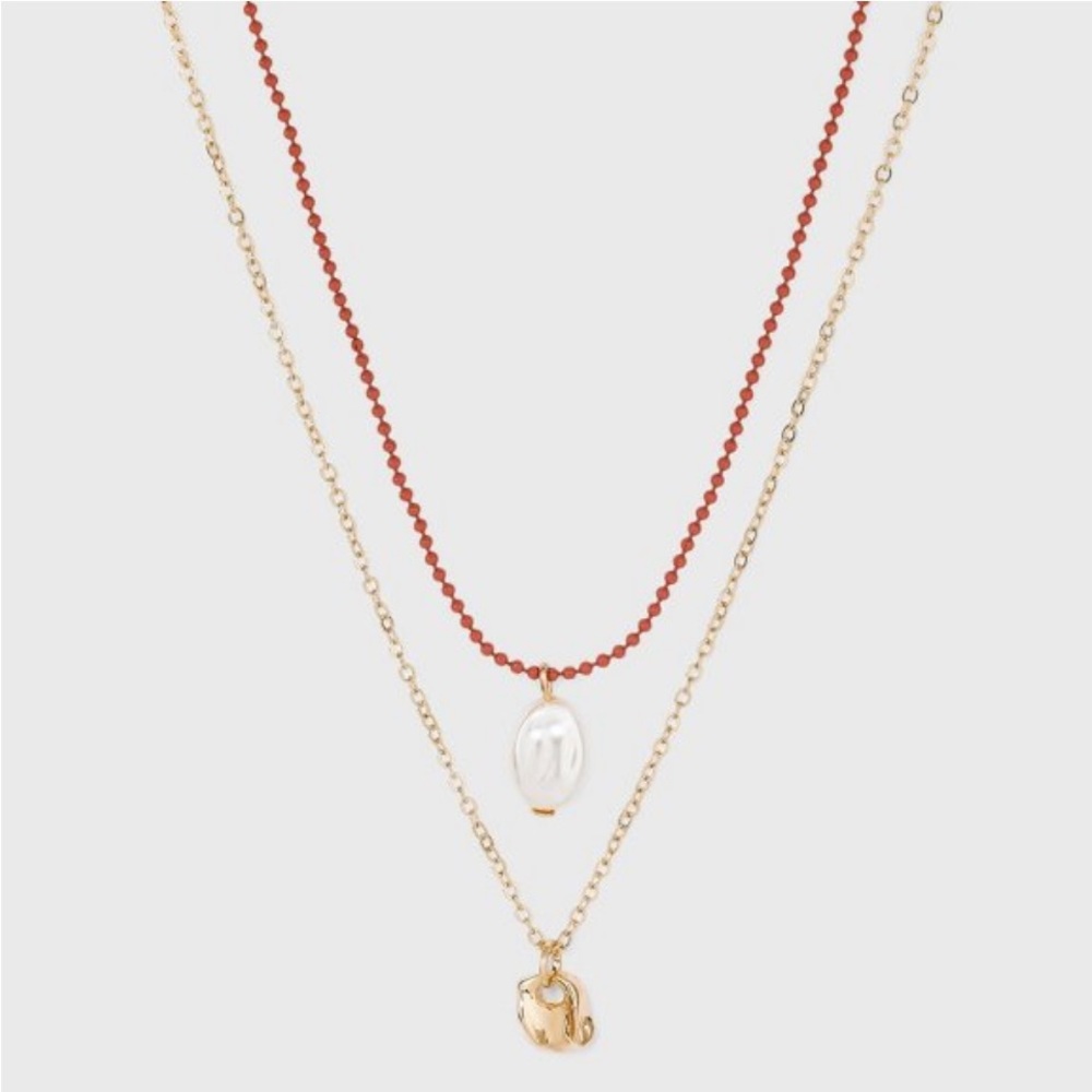 ⭐️3 for $15 ⭐️ Pearl Multi Stand Necklace by a new day